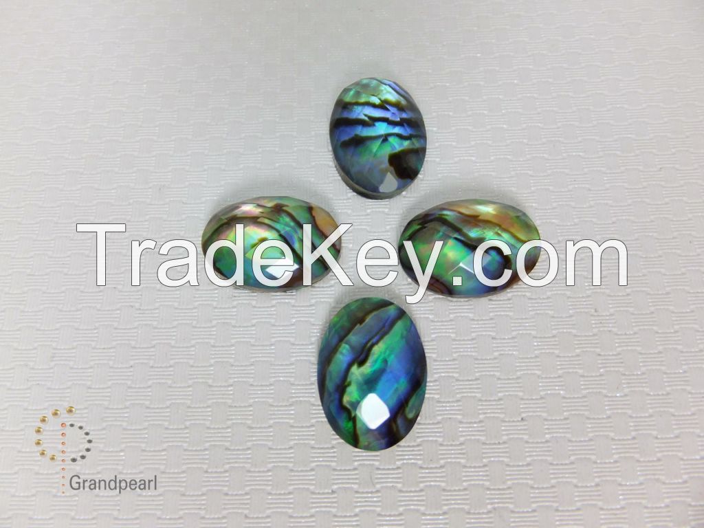 Doublet #20 10x14mm Oval Paua Shell 2