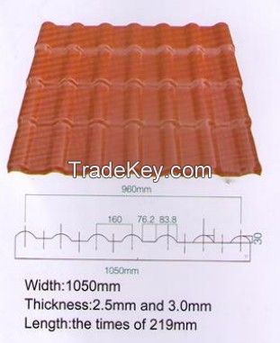 Plastic Roof Tile, Pvc Roof Tile