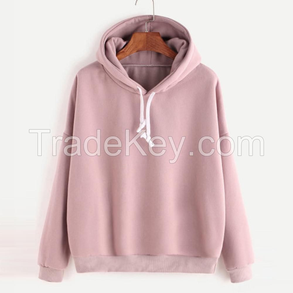 OEM custom print design logo blank pullover hoodies wholesale plain sweatshirt