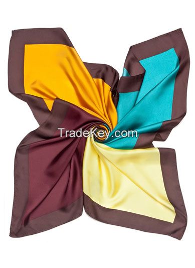 100%silk scarves