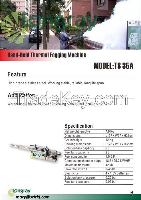 mosquito control thermal fogger TS-35A