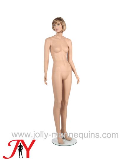 Jolly mannequins-realistic female mannequin with skin color makeup-JSD007