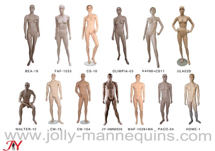 Jolly mannequins-skin color realistic mannequins collections