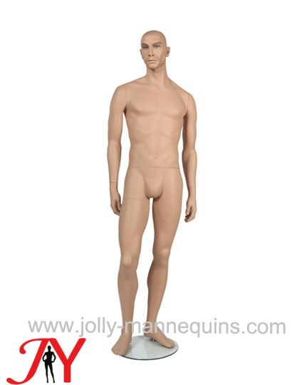 Jolly mannequins classic skin color realistic make up male mannequin JY-CM11