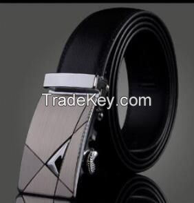 sell high quality men's belt genuine leather belt fashion strap alloy buckle