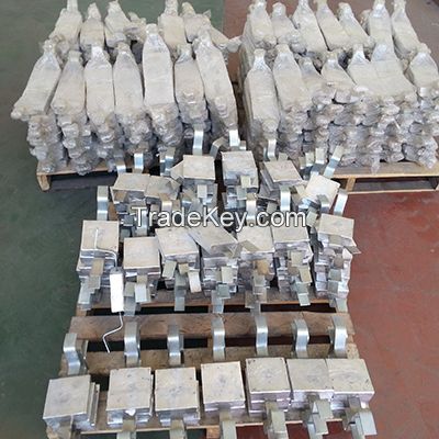 Rust Prevention casting zinc anode price Sacrificial anode Zinc alloy anode