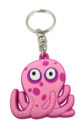 custom soft pvc rubber keychain