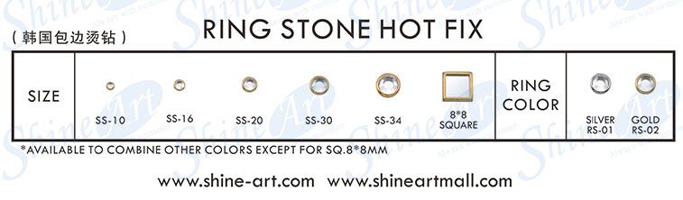 RING STONE HOT FIX