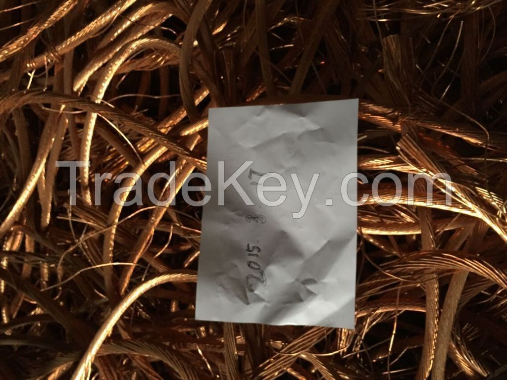 sell Copper Scraps/Copper Wire Scrap/Millberry scrap 99.9