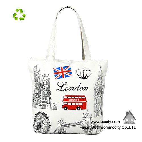 2014 Reusable Fashion Custom Tote Bag