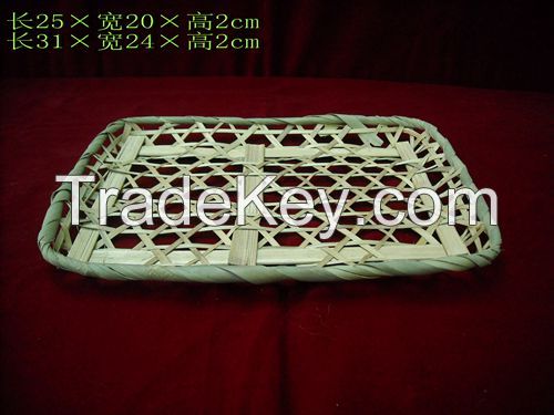 Bamboo Fruit Storage Trays Baskets