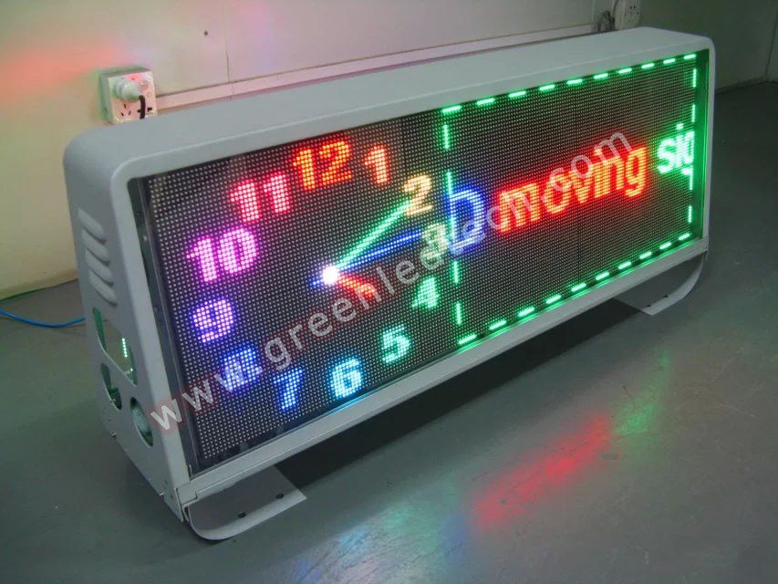 Car Taxi top led display