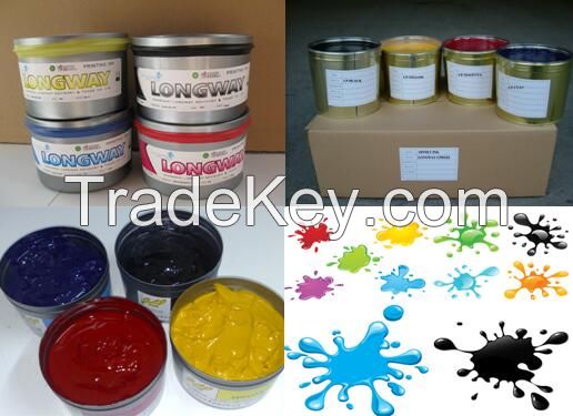 Offset printing inks for sheet fed