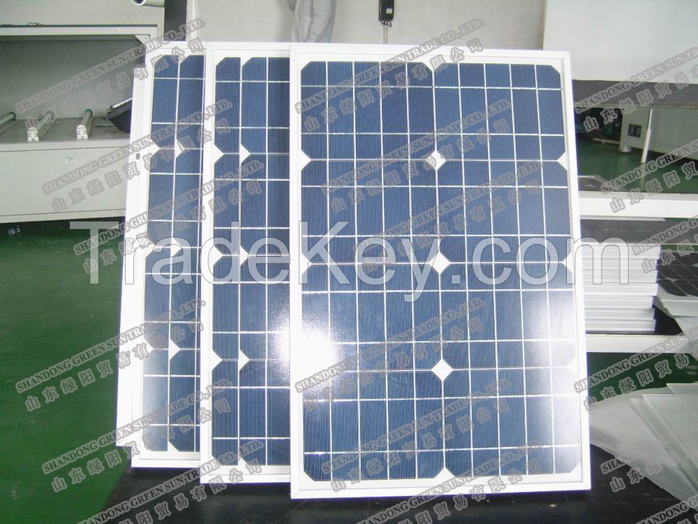 18V 90w-115w mono solar panel