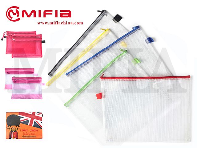 PVC Mesh Zip Bag