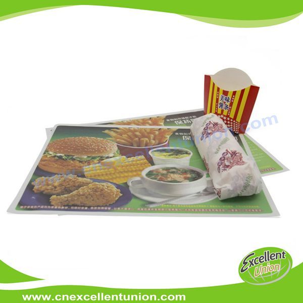 EX-PL-003 Custom Logo printed disposable paper tray liner