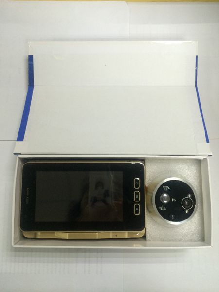 5inch touch screen digital door viewer with sim card for emergency calling