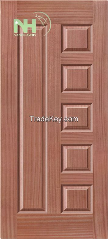 molded natural veneer door skin-5715#/MDF/HDF