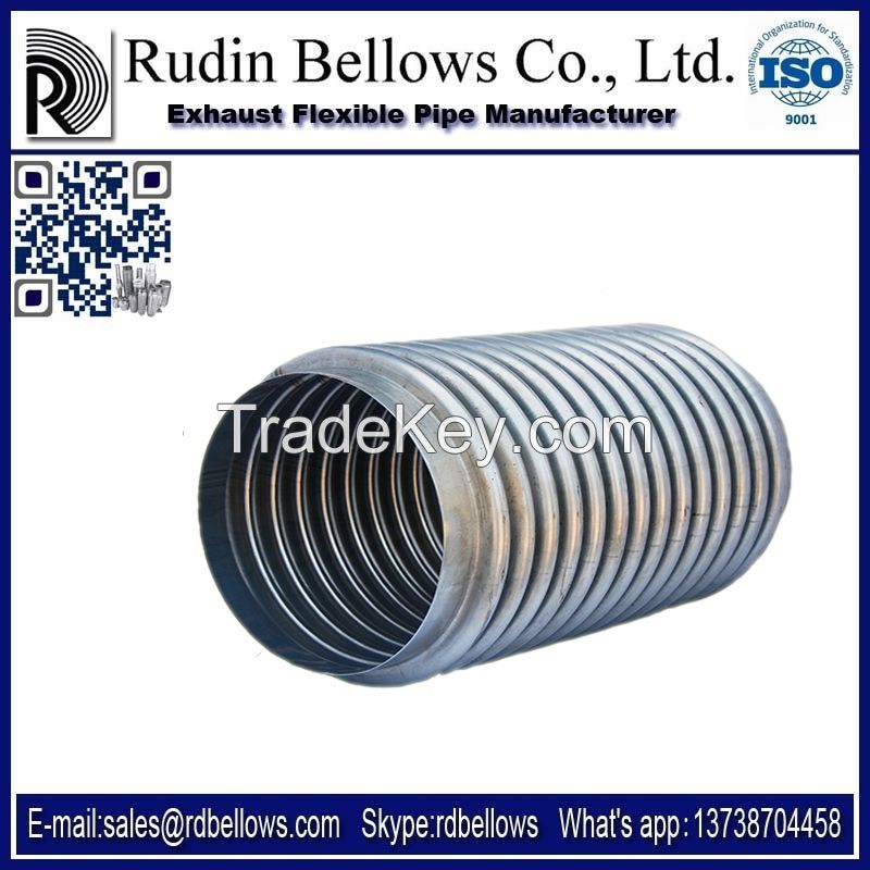 Rudin Exhaust Flexible pipe for exhaust bellows, interlock metal hosesTruck Exhaust Flexible Pipe--VOLVO