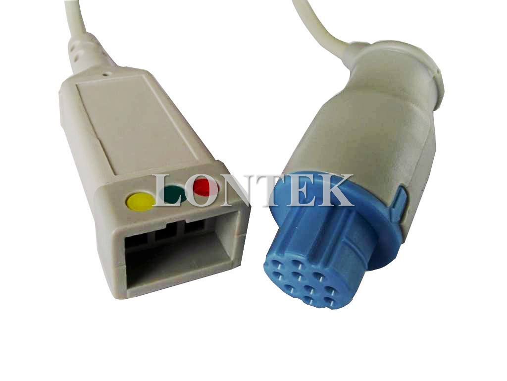 Datex-Ohmeda 3 lead ECG Trunk cable