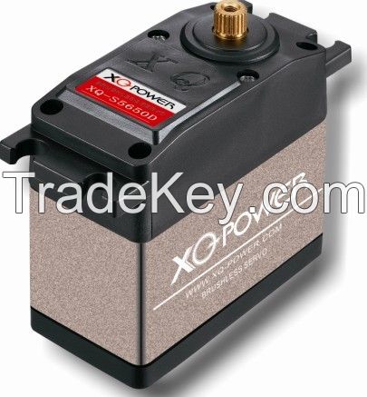 Servo XQ-S5650D XQ-Power 60kg Torque  XQ-S5650D HV Brushless Digital Servo Aluminium Hull