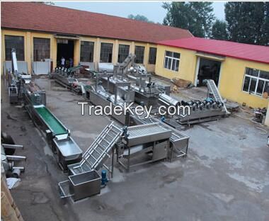 Full automatic potato chips production line