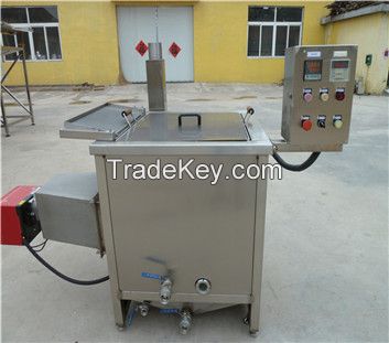 High quality lpg gas oil water deep fryer