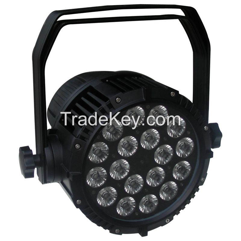 DJ stage use 18 pcs 5 in 1 rgbaw led par light