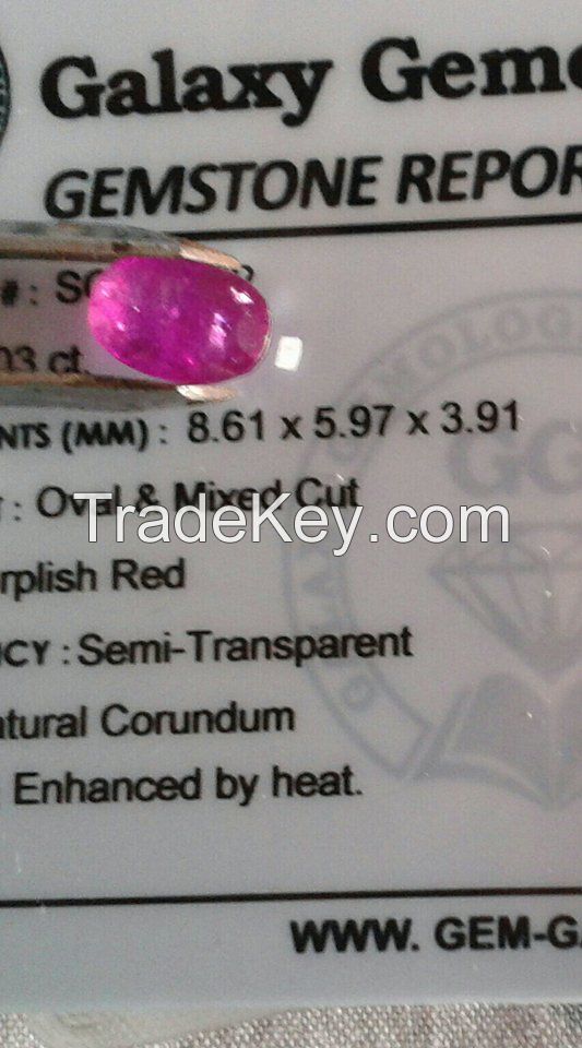 Ruby Afghan and Kashmir origin