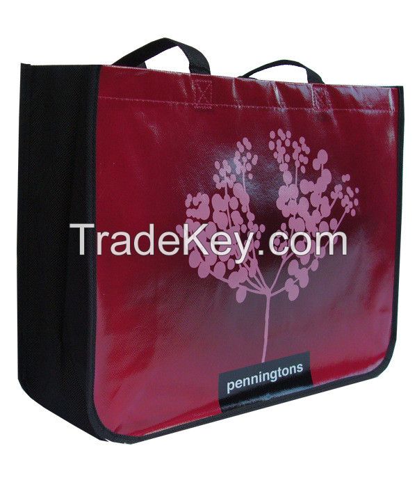 China manufacture customized lamination non woven bag, reusable non woven bag, pp non woven packaging bag