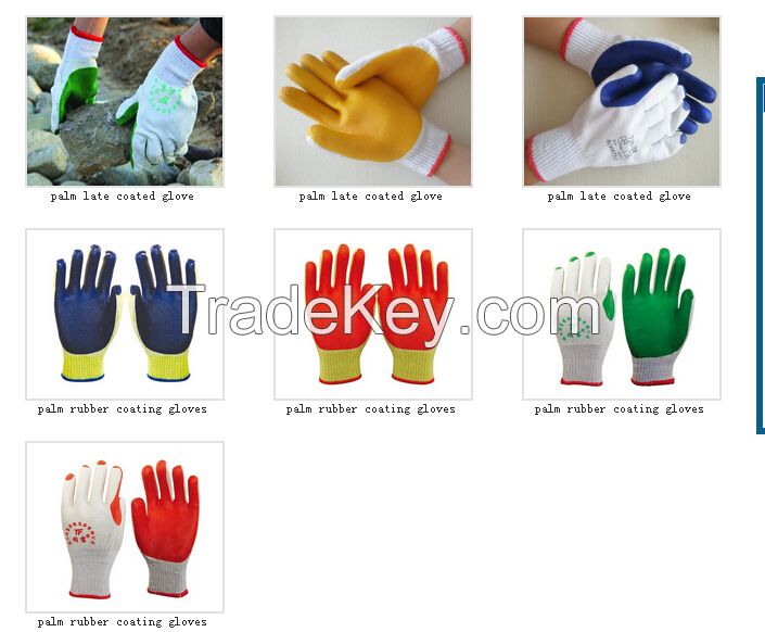 Palm latex Coated Glove