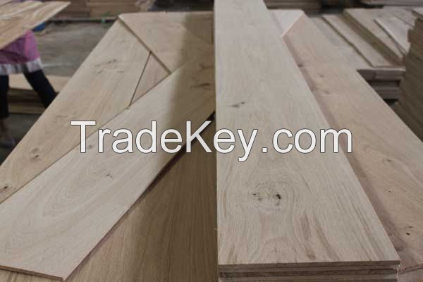 Quality Euro oak flooring veneer lamellas plywoods