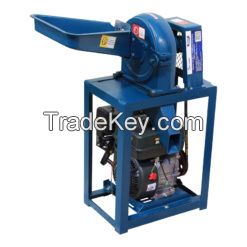 Corn grinding mill with diesel engine / small grain corn mill corn seeds grinder machine