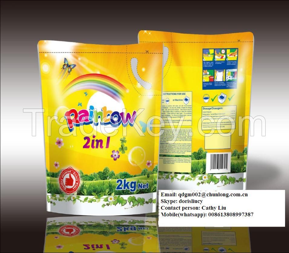 Biogradable detergent powder