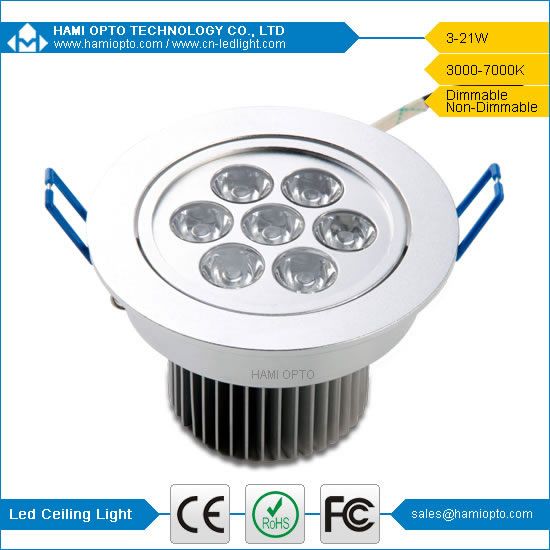 7W LED Ceiling light Cool White/Warm White Aluminum