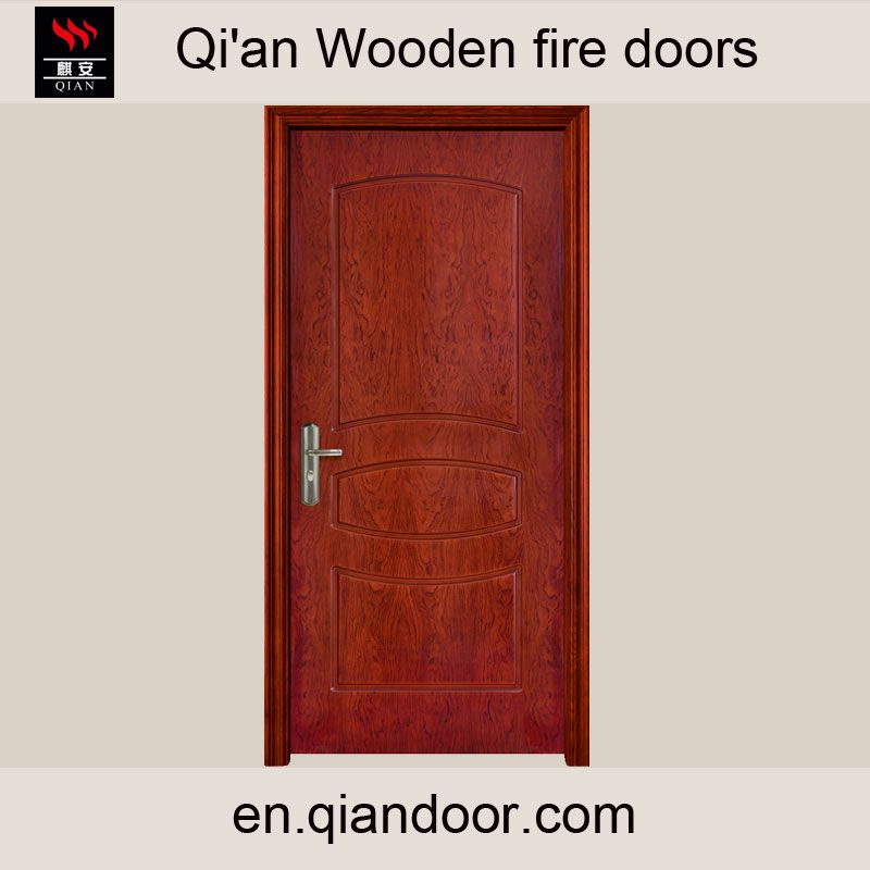 Wooden fire door