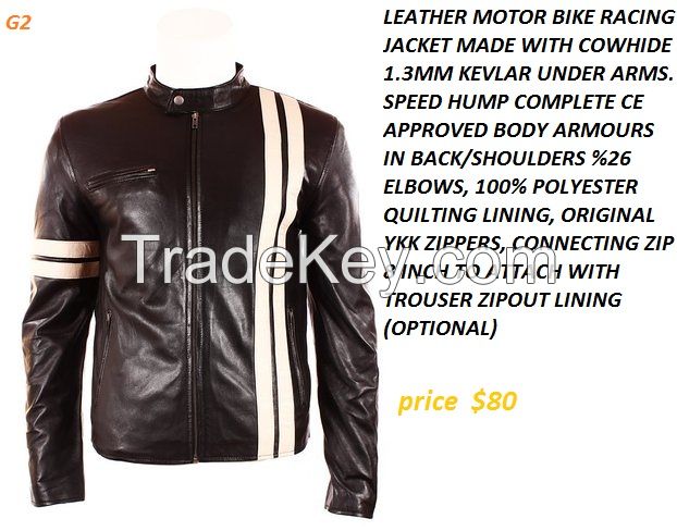 Biker leather jacket