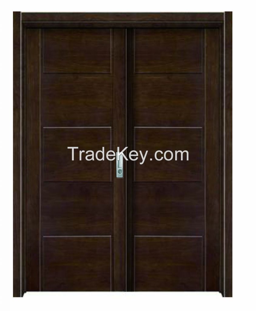 sliding door mdf pvc door interior wooden doors room door hotel door