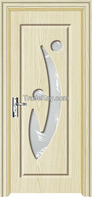 mdf pvc door interior wooden doors room door hotel door bathroom door