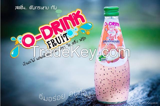 Fruit Juice With Basil Seed - Lychee Drink