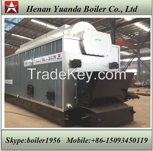 1 ton- 20 ton DZL Chain grate coal fired steam boiler