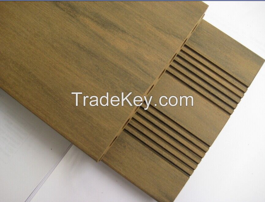 Sell bicolor WPC decking, WPC bicolor decking