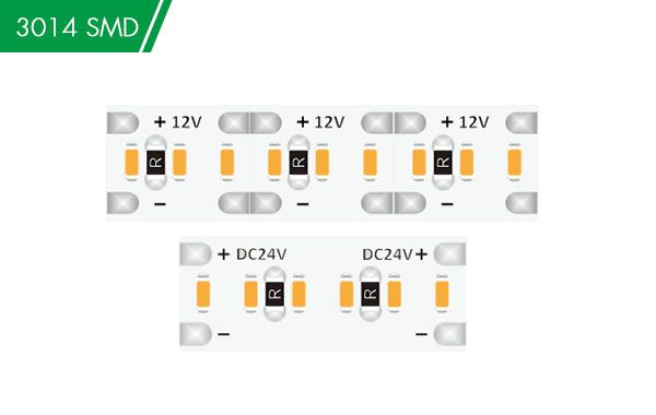 DC12/24V 3014 240LED 10mm White Strip light