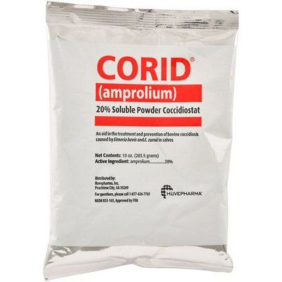 CORID (Amprolium 20%) Soluble Powder, 10 oz