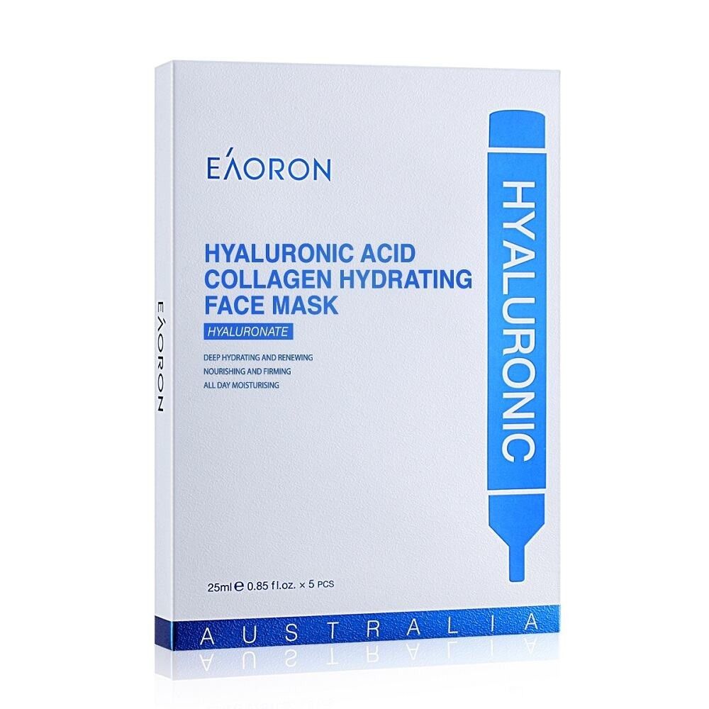 Eaoron-Hyaluronic Acid Collagen Hydrating White Face Mask 5 x 25g