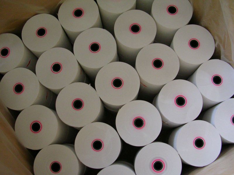 plastic dark image blank thermal paper roll