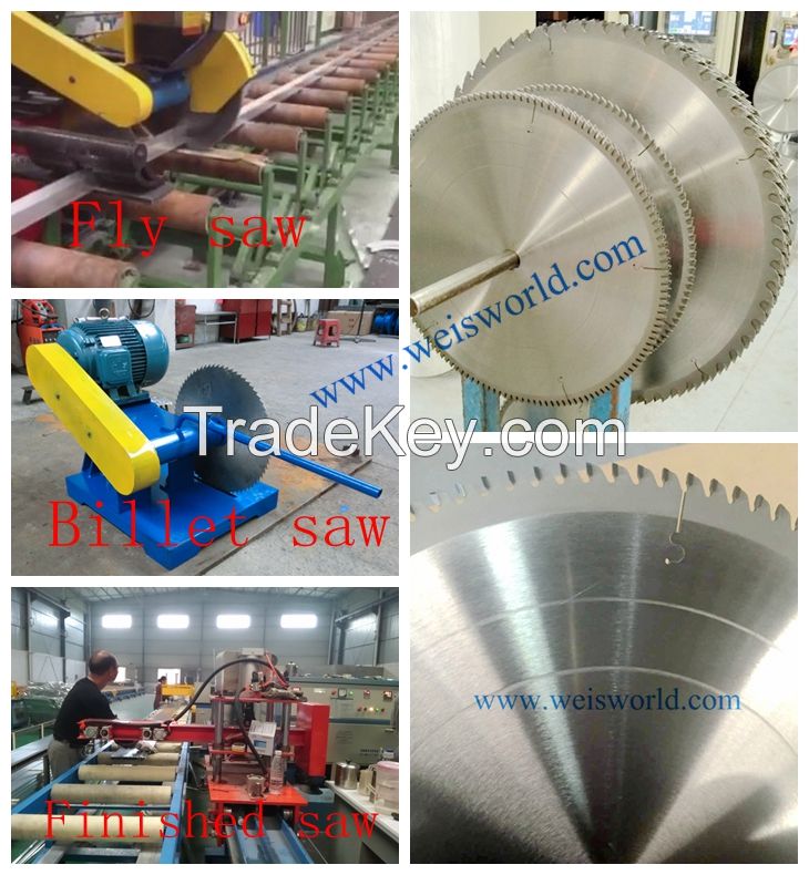 Saw blade for finish saw, billet saw, fly saw.