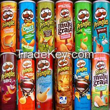 Pringles 165grm With English and Arabic Text