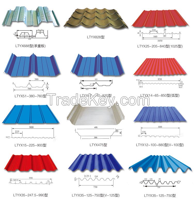 Metal roofing tile