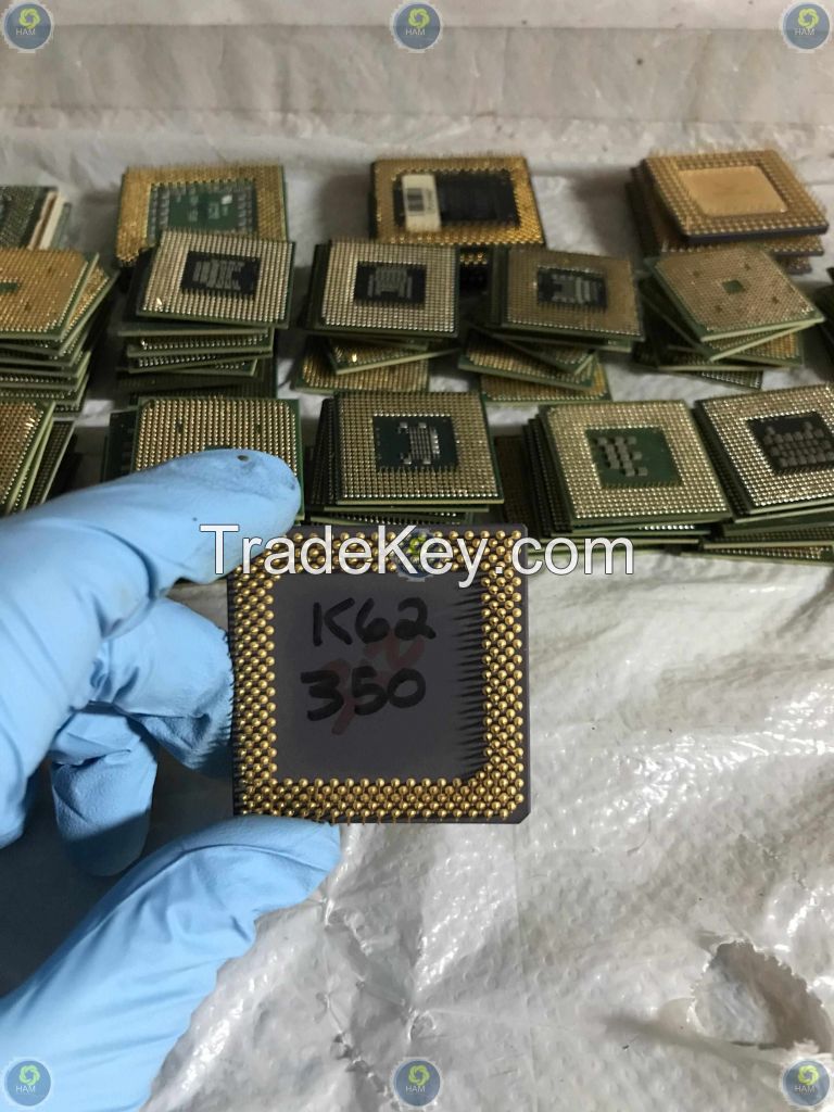 Computer Cpu, Pc Processor, Gold Chips, Scrap Cpus